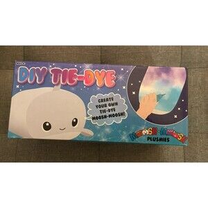 Moosh Moosh Plushies DIY Tie-Dye Craft Bubblegum The Narwhal Stuffed Animal